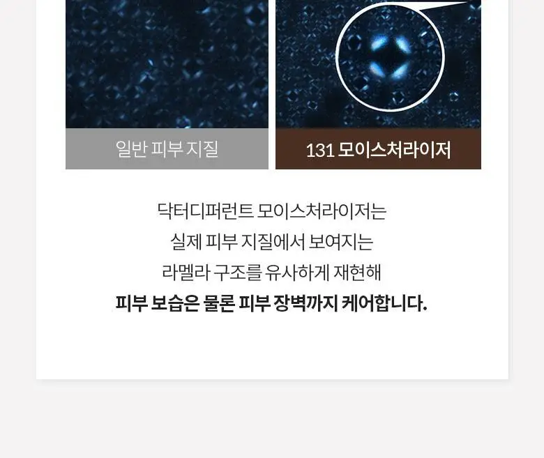 [탄력/보습크림] 닥터디퍼런트 131 세콜지 모이스처라이저 100ml 상세페이지 12